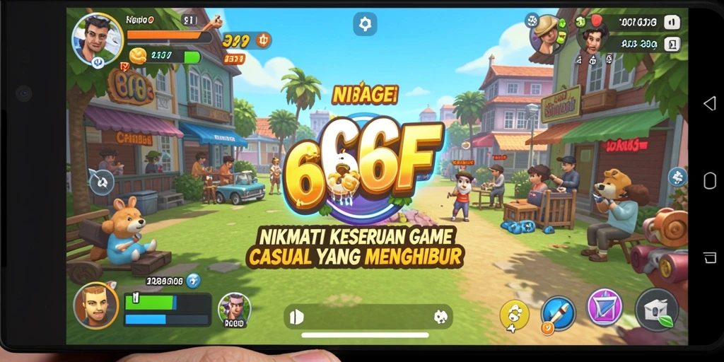 Screenshot gameplay 666F menampilkan tantangan menarik dan keseruan bermain.
