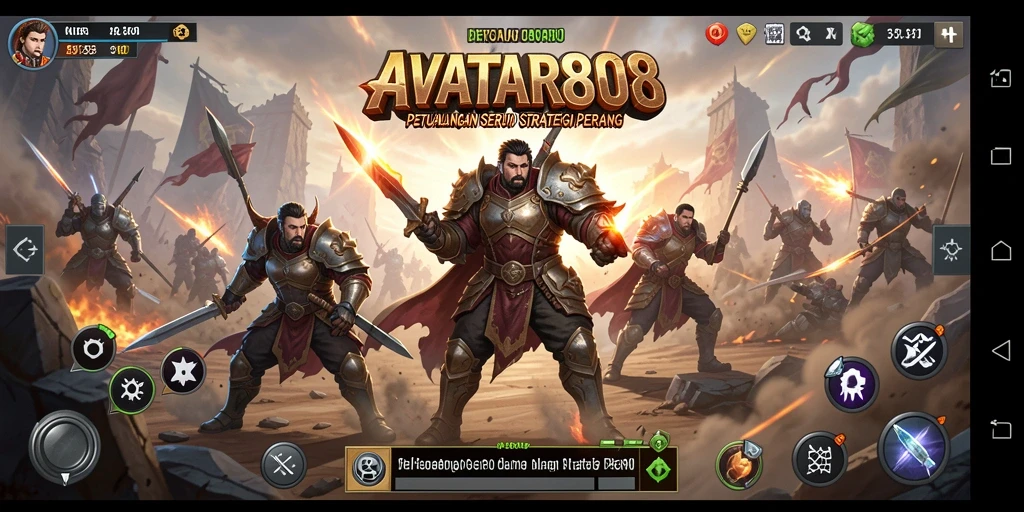 Tampilan gameplay AVATAR808 yang memukau dan mendebarkan.