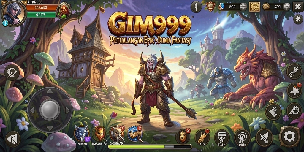 Gameplay menakjubkan dalam dunia petualangan GIM999.