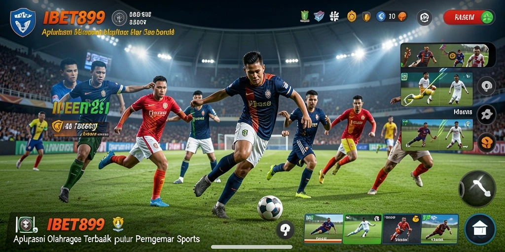 Tampilan utama IBET899 menampilkan berbagai event olahraga secara interaktif.