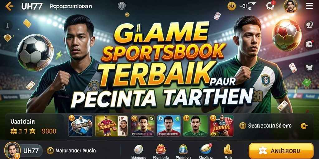 Screenshot UH77 menunjukkan pengalaman taruhan olahraga yang mengesankan.