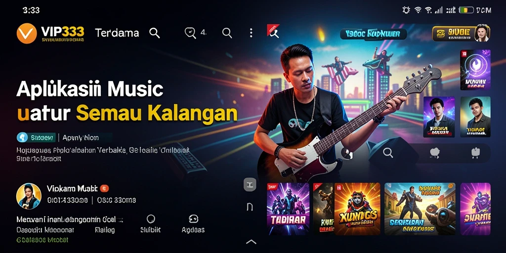 Tampilan gameplay VIP333 dengan fitur musik yang interaktif dan menarik.