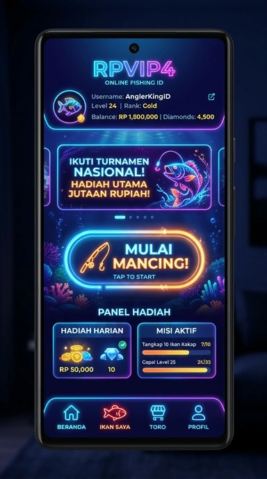 Tampilan aplikasi rpvip4 yang intuitif dan mudah digunakan.